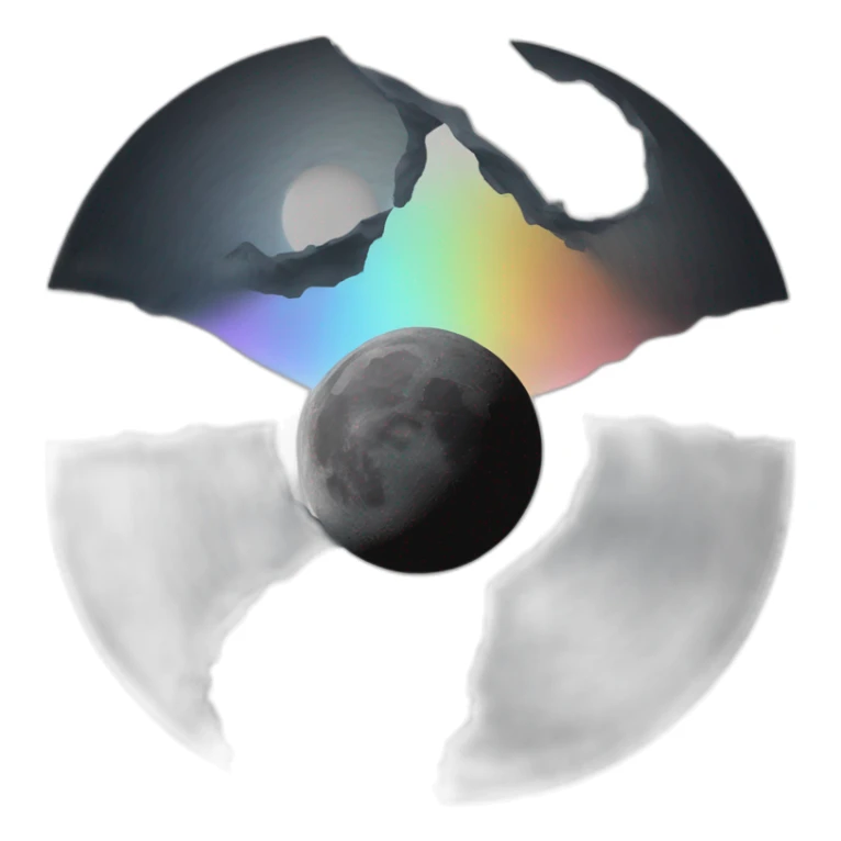 The dark side of the moon sticker