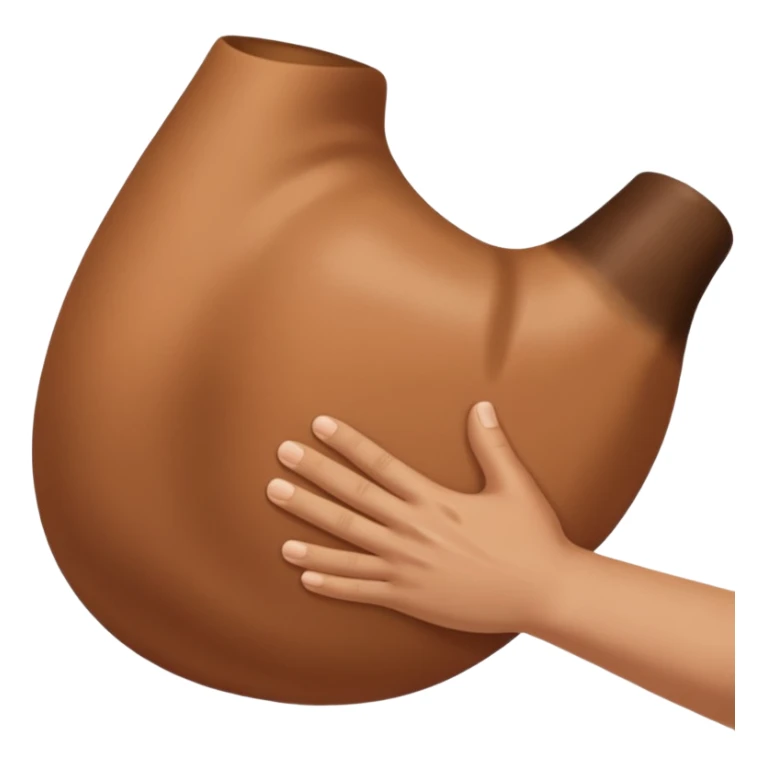 Hand slapping a butt sticker