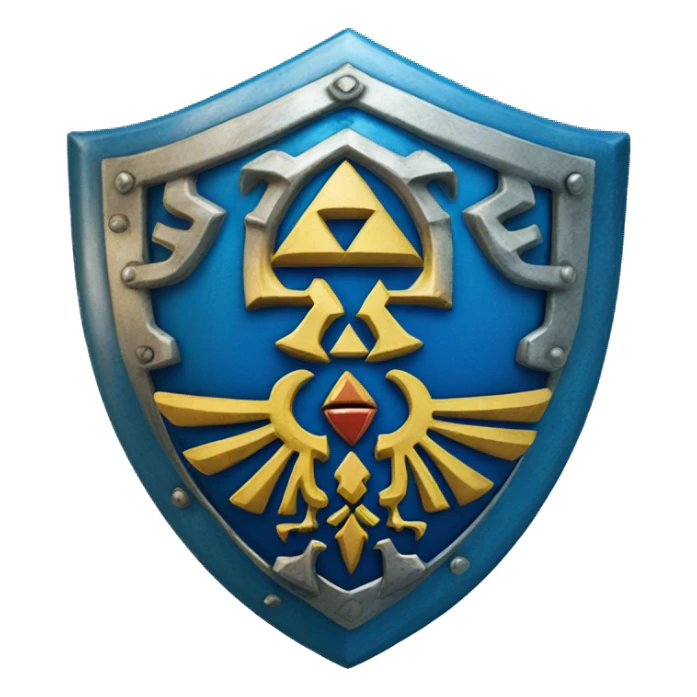 Blue shield of link of Zelda  sticker