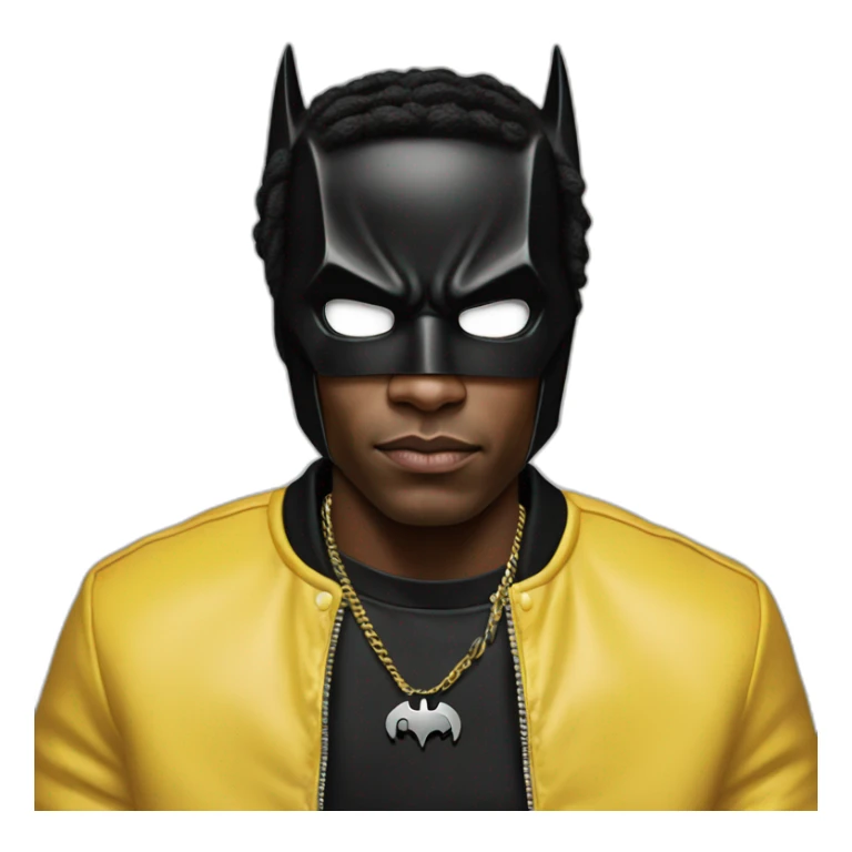 Asap rocky in batman suit sticker