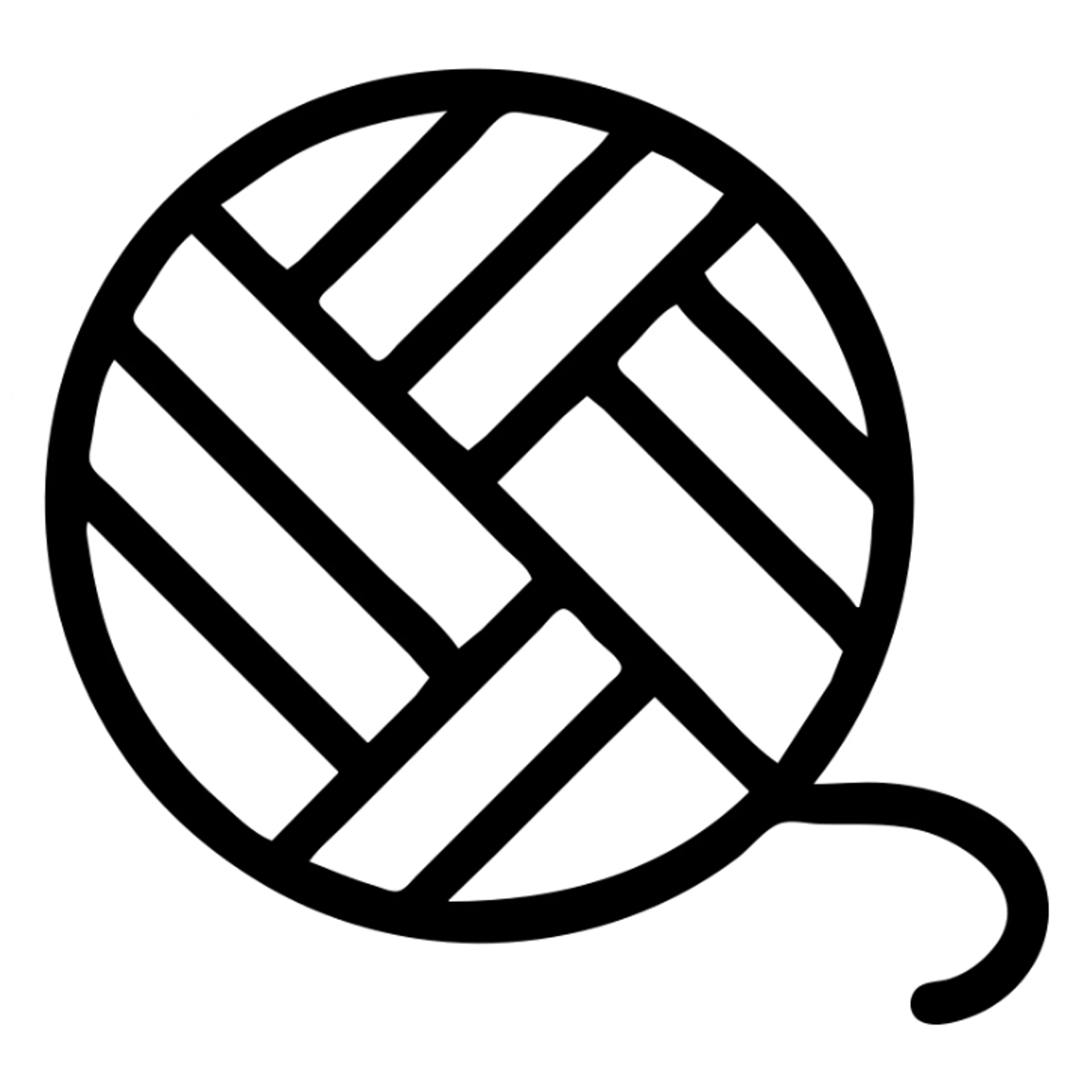 клубок минимализм sticker