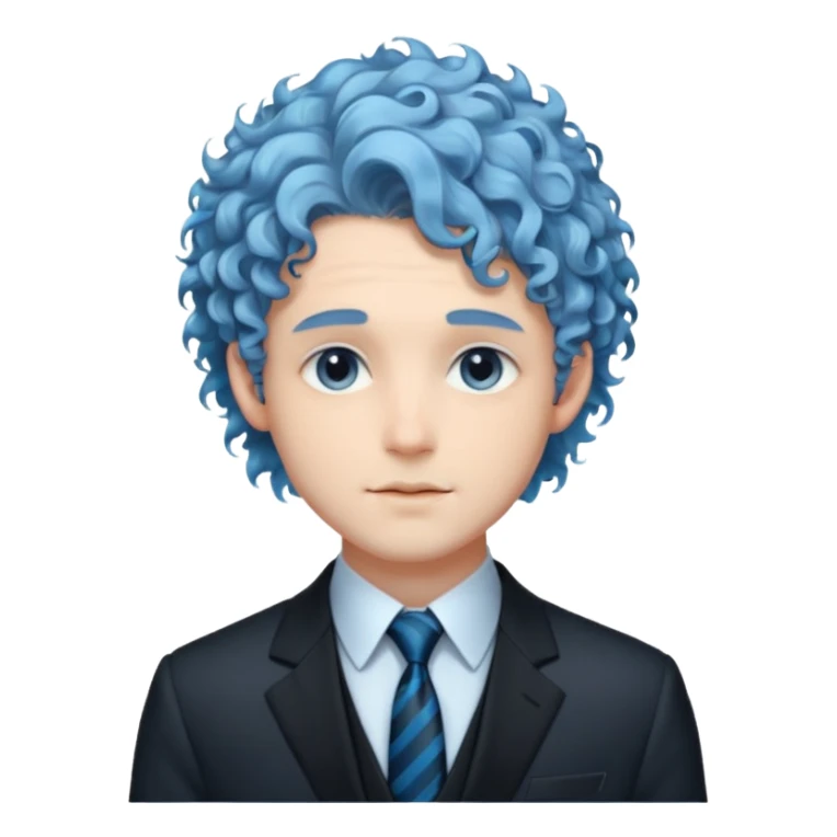 ethereal-pastel-transparent-translucent-gorgeous-spectral-dark-greyish-whitish-gloomy-man-with-blue-curly-hair-with-a-beautiful-black-suit sticker