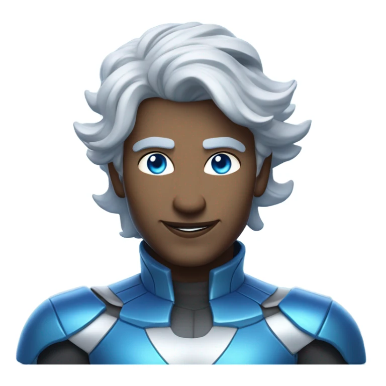 mercury in an anime art style sticker