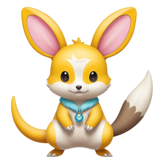 Tropical Exotic Minccino-Buizel-Emolga-fusion  sticker