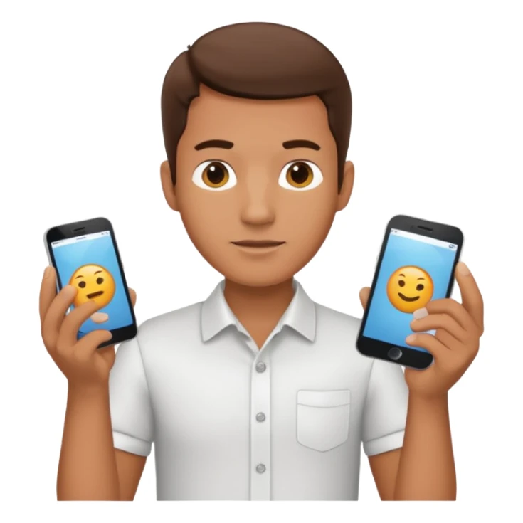 A male customer who has a product service request wants information on one of two products. I want to see the two products. No headset or computers. sticker