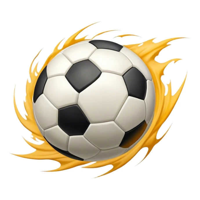 Cinematic Realistic image of an AFL ball captured mid-flight with dynamic motion blur and finely detailed rugged textures, set under dramatic stadium lighting that evokes high-energy athleticism sticker