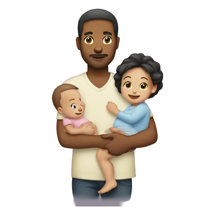 Husband wife and baby sticker