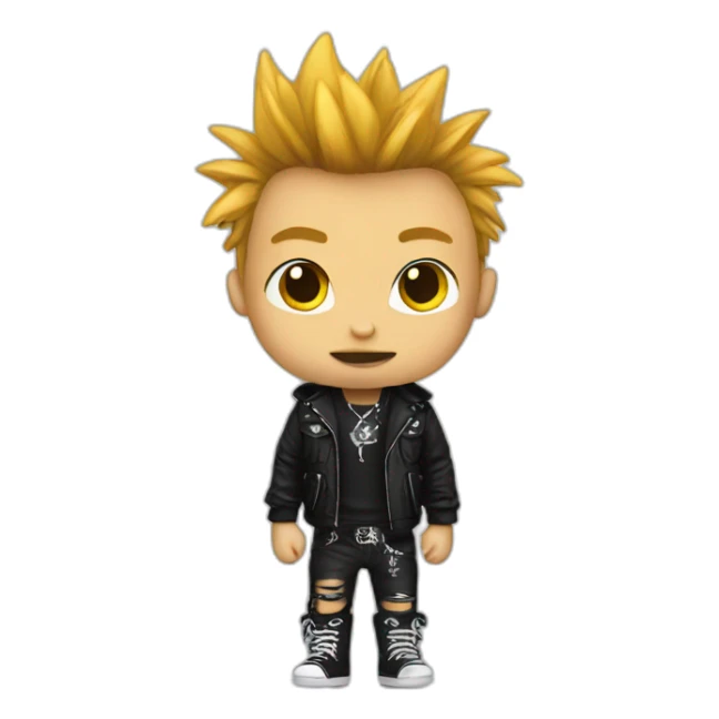 Punk boy sticker