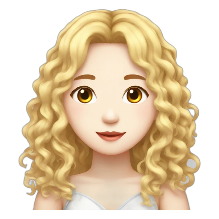 Moonbyul-curly-hair sticker