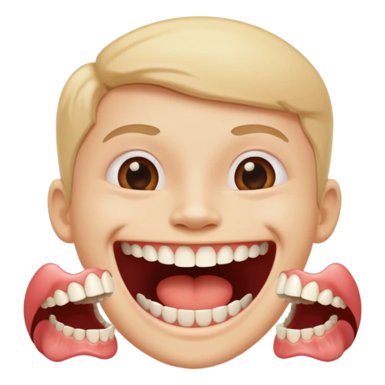 caries of tooth friendly cuty sticker