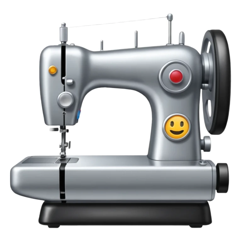 Creame un emoji de una maquina de coser sticker