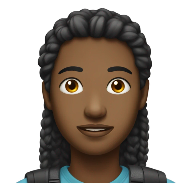 face portrait travel sticker