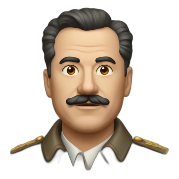 A mix of musk and stalin sticker