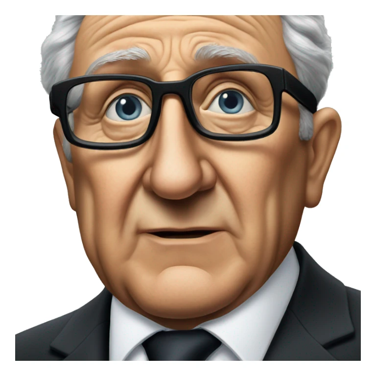 photorealistic Henry Kissinger  sticker