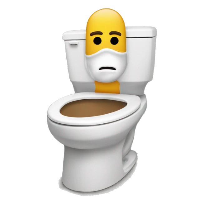 Skibidi toilet rizzing Hyatt’s in Ohio sticker