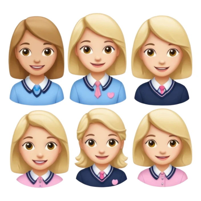 Girls preppy Stickers sticker