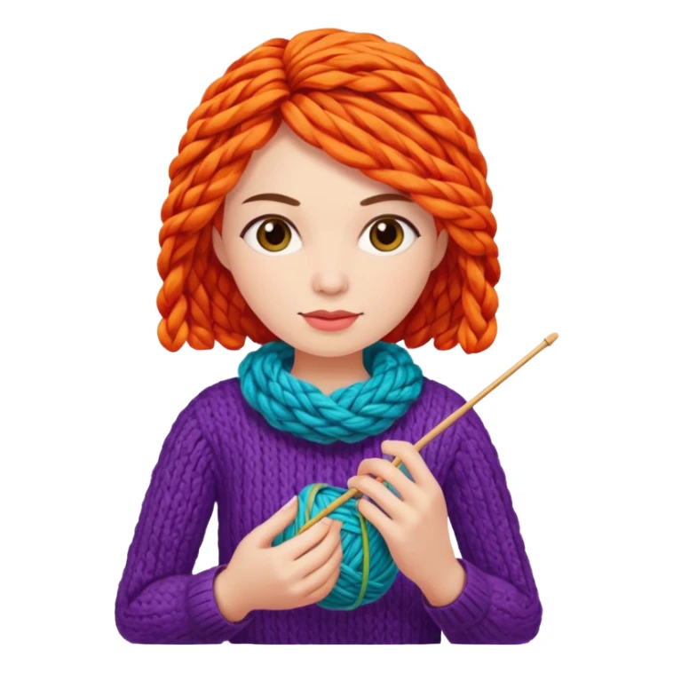 women who knit sticker