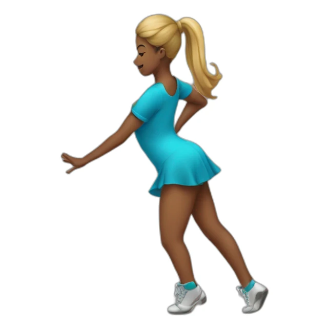 Twerking dance sticker