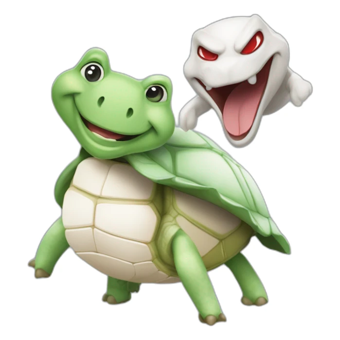 Une chèvre en Batman et une tortue en Spiderman  sticker
