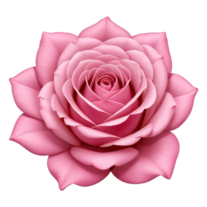 Polaroid photo of a pink rose  sticker