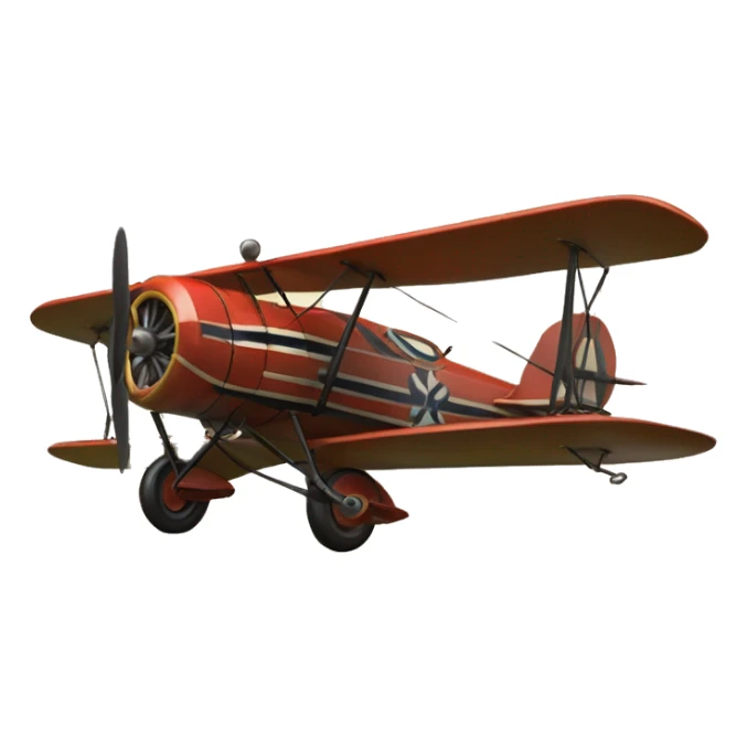 vintage biplane based on gracie at suncoastbiplanes.com sticker