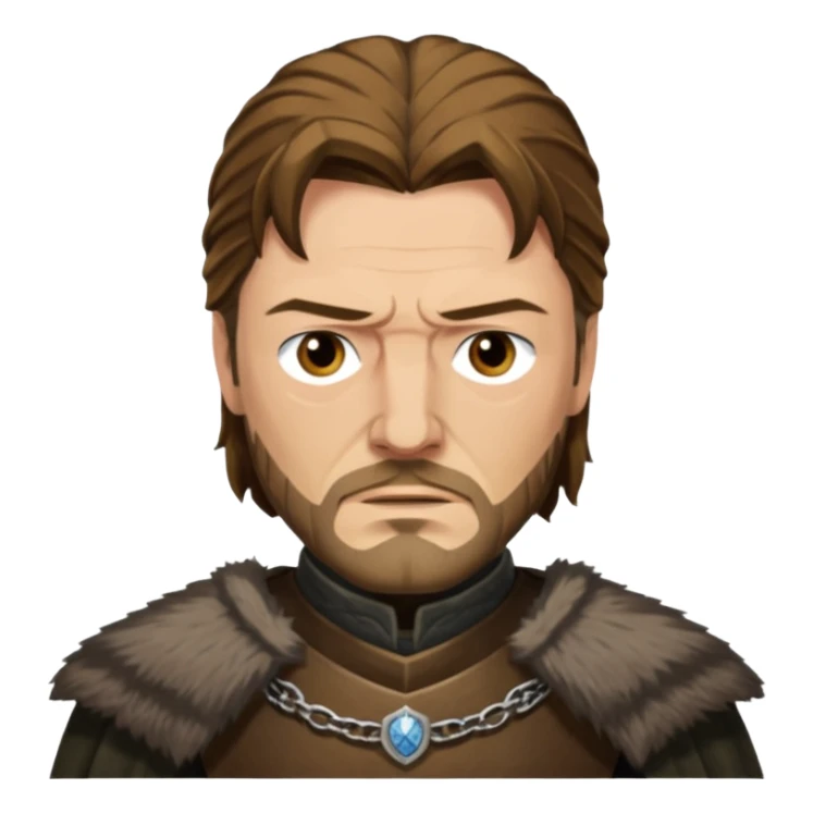 Eddard Stark
from Games of throne character face only front face sticker
