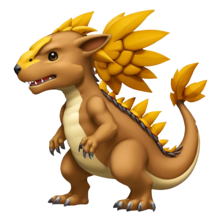 Cool Digimon-Fakemon-hybrid full body sticker