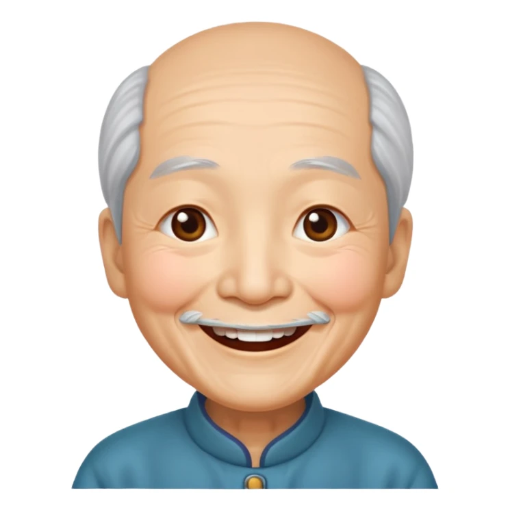 old chinese showing Joy - feeling of great happiness and pleasure sticker