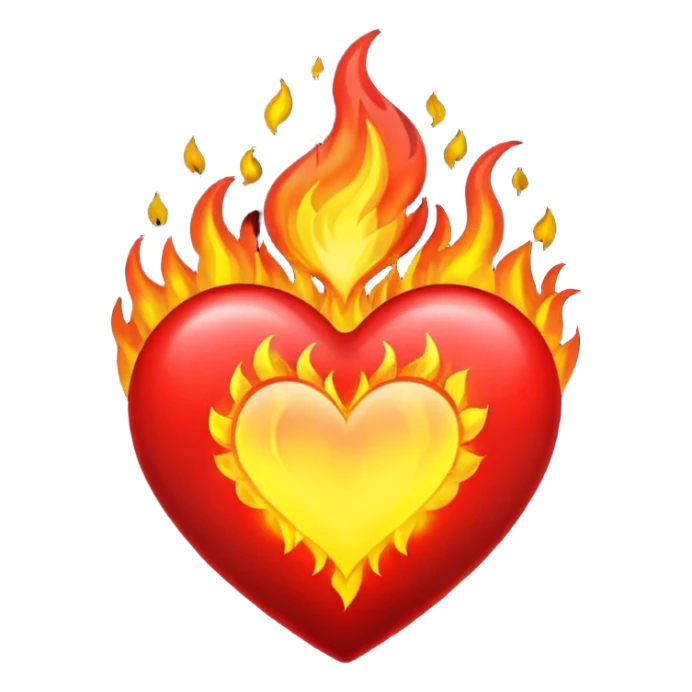 Heart of Fire sticker