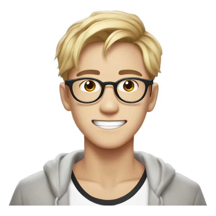 kpop idol male enhypen with glasses sticker