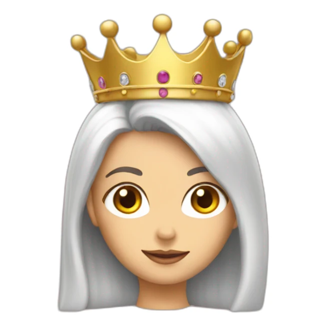 Crown miss  sticker