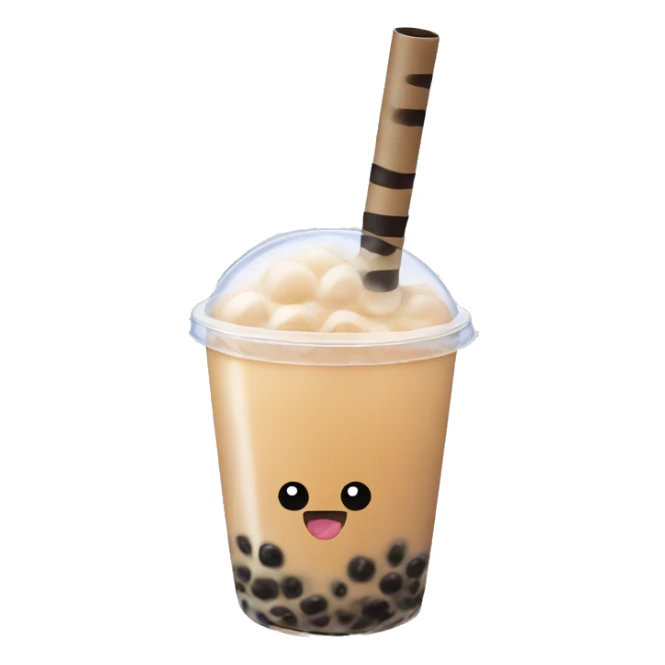 Bubble tea sticker