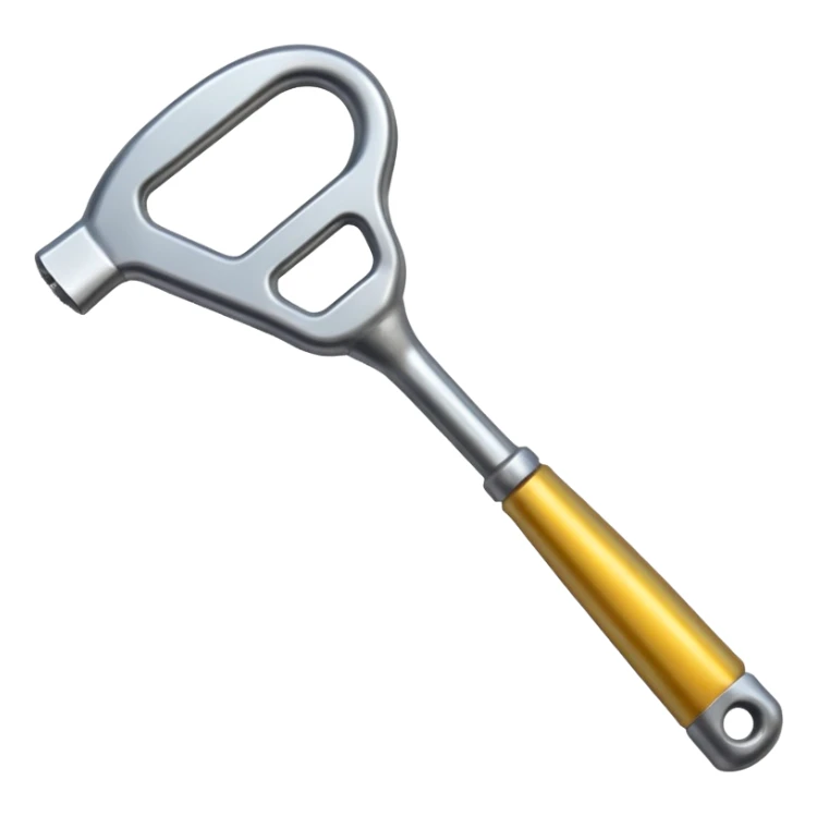 steel tool, shiny metallic sticker