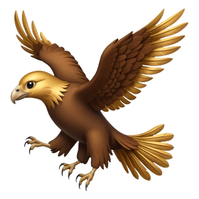 medieval animal flying sticker