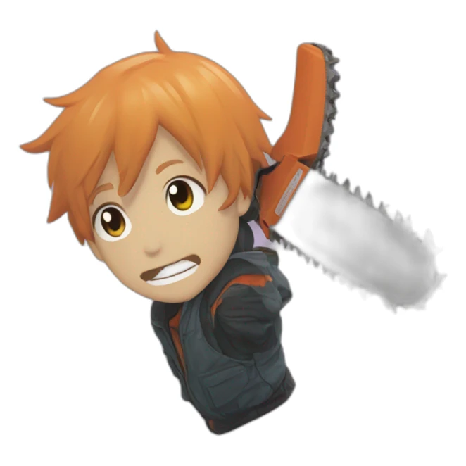 Chainsaw man from the anime named “ Chainsaw Man” sticker