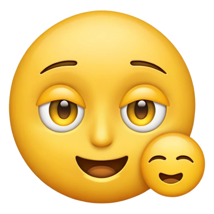 emoji with one eye open one eye squinting  sticker