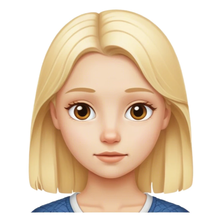 Blond Scandinavian girl sticker