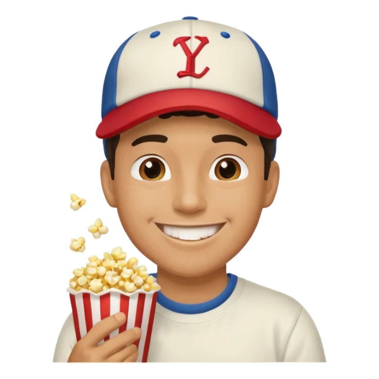 
a man enjoying a movie sticker