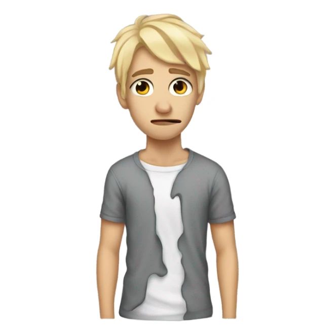 Cringe moi but the tears are blood sticker