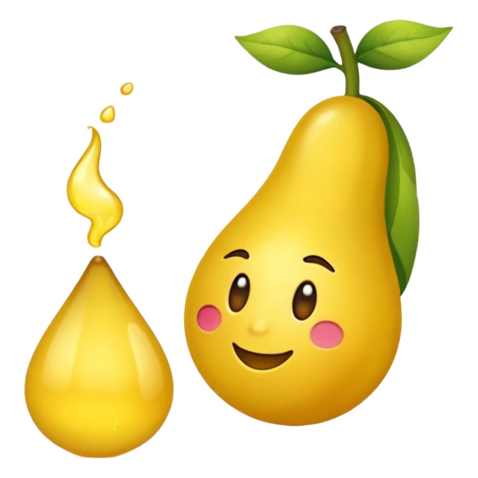 Tanzende Birne mit mehr Schwung  sticker