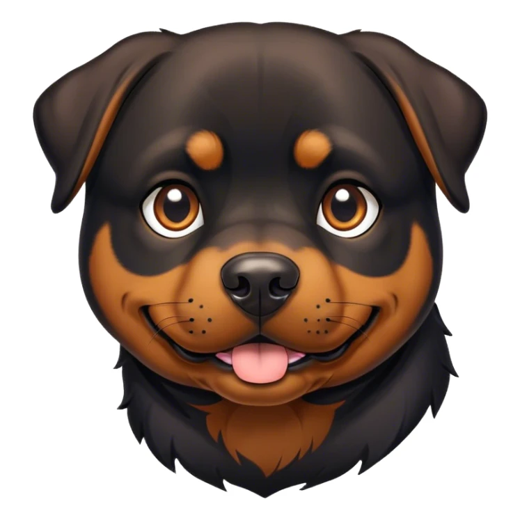 Un perro parecido a un rotwiller sticker