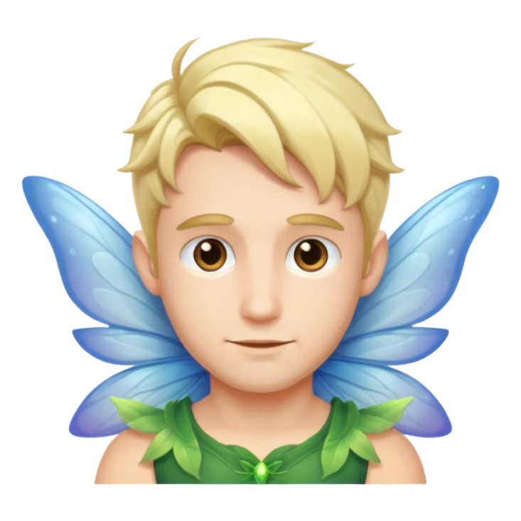 male fairy wings. sticker