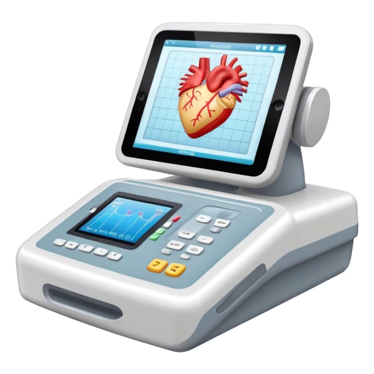 ultrasound machine echocardiogram sticker