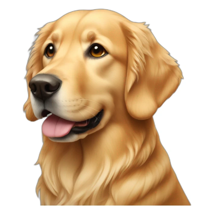 golder retriever sticker