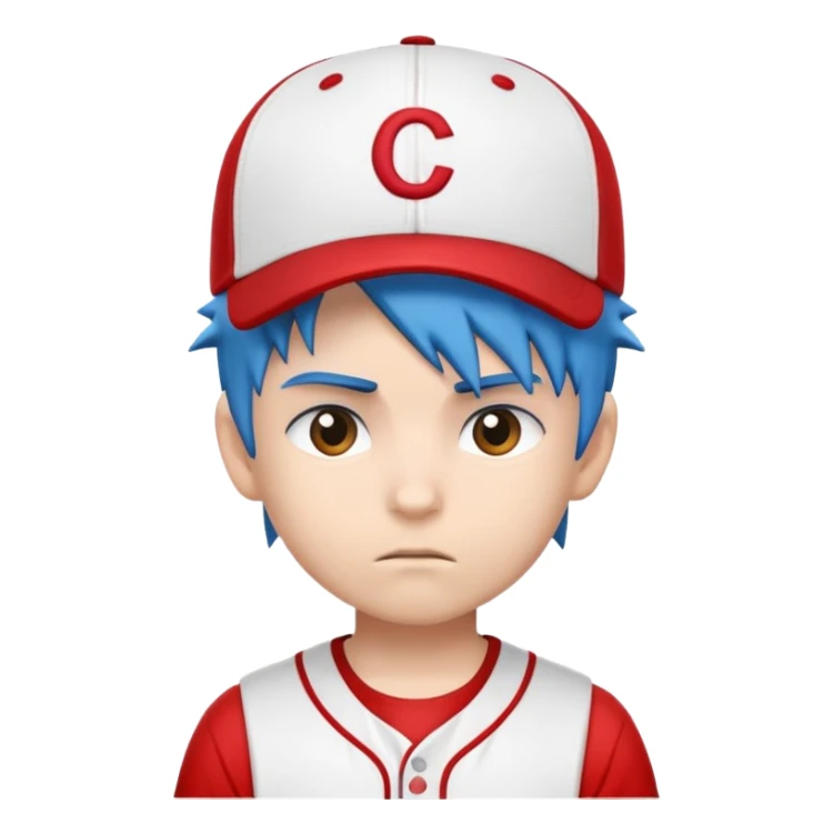 Emoji of a fan sonic boy sticker