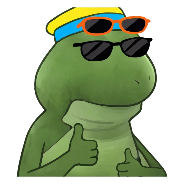 arms crossed holding neck guy sticking out his tongue  sticker