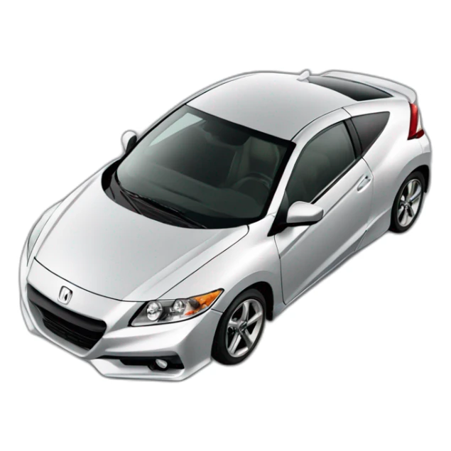Honda crz with vroom vroom text sticker