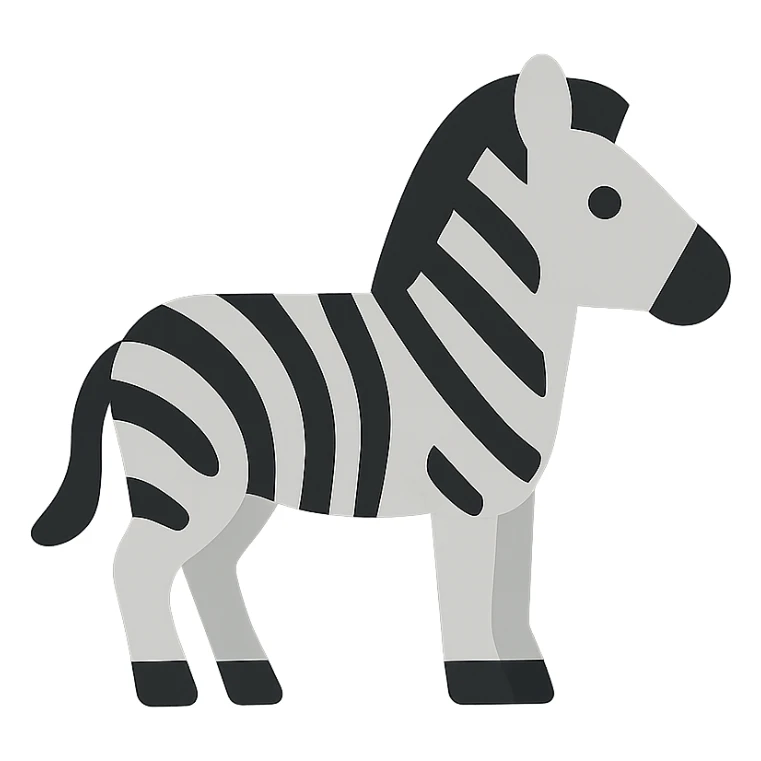 Zebra sticker