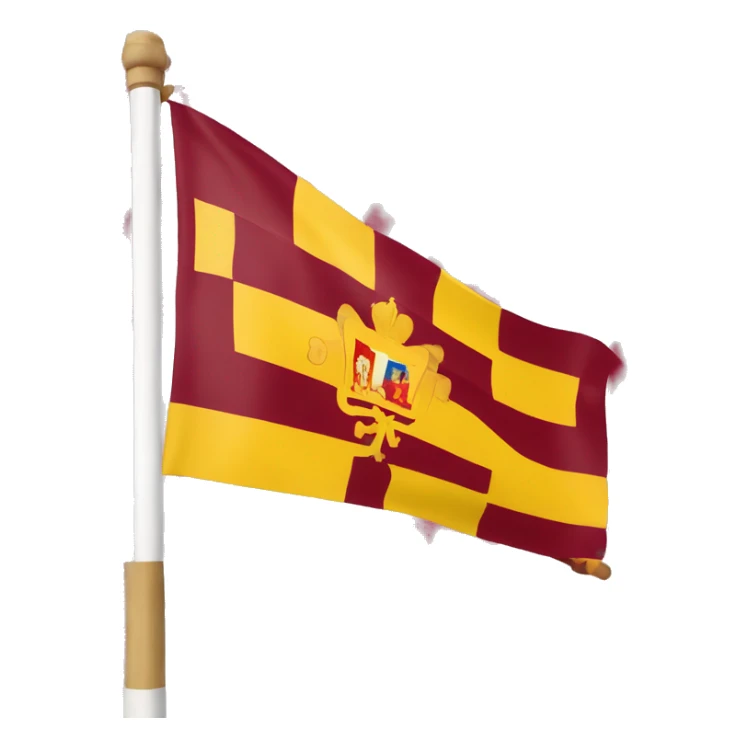 Carlist flag, cross of Burgundy spanish flag sticker