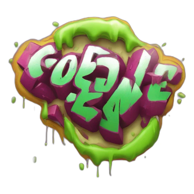 graffiti of the words "good game" sticker